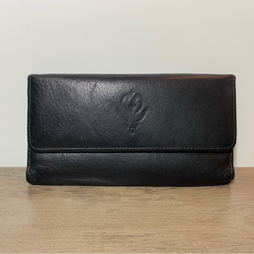 Mundi Black Leather Wallet